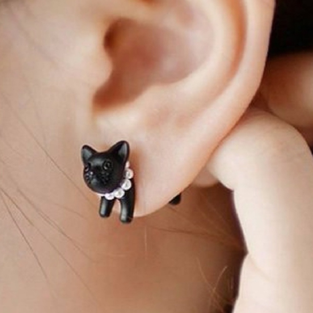 ๐HP๐ Cutest cat earrings ever! - Picture 2 of 4